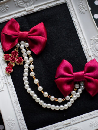 Doubleclip - bordeaux